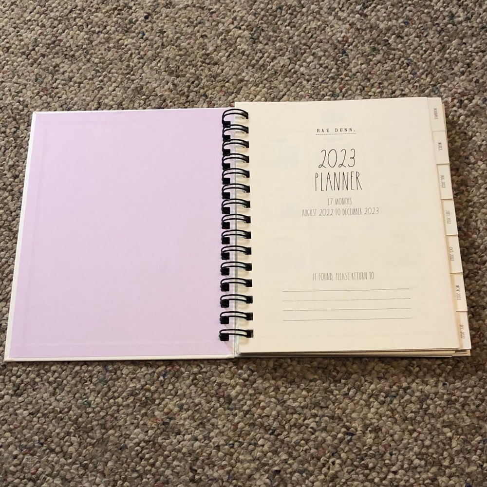 🆕 Rae Dunn PLANS 2023 Planner - Picture 5 of 11
